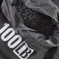 Sac de sable de musculation robuste en Cordura 1050D de 100 lb avec logo personnalisé, hauteur réglable et fermeture éclair pour exercices de fitness