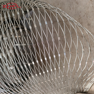 Filet de sécurité pour animaux en acier inoxydable en forme de trou de diamant tissé pour la protection contre les glissements de terrain - Product Image 1