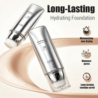 Fond de Teint Liquide Hydratant Couvrance Totale Imperméable Fini Mat Teinte Teintée pour le Visage Crème de Teint Marque Privée