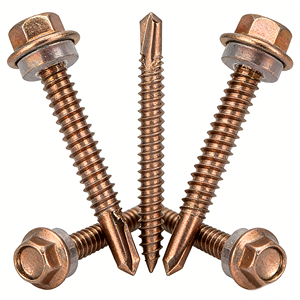 Tornillos de Cola de Broca Autoperforantes con Brida de Fábrica Bibo Yaente |   Tornillos Autorroscantes Galvanizados - Fijaciones para Techos de Acero de Color - Product Image 2