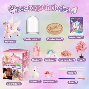 Idées de cadeaux personnalisées Kits d'artisanat licorne pour enfants de 3 à 8 ans - Jouets et <span class=keywords><strong>jeux</strong></span> faits à la main pour filles Cadeau pour enfants - Product Image 5