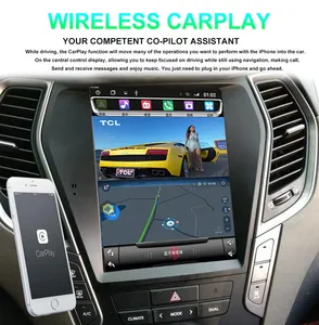 Đa phương tiện cho Hyundai Santa Fe <span class=keywords><strong>ix45</strong></span> <span class=keywords><strong>Android</strong></span> 13 2013 2014-2017 2 DIN cam <span class=keywords><strong>Android</strong></span> đài phát thanh xe máy nghe nhạc GPS navigation video - Product Image 4