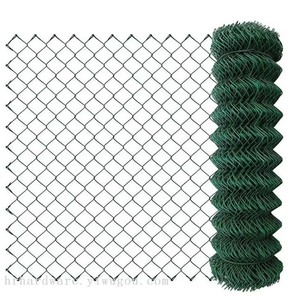 <b>Plastic</b>-coated Chain Link <b>Mesh</b> for Sports Courts, Farm Livestock Isolation Net, Road <b>Plastic</b>-coated Fence Net - Product Image 1