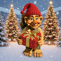 Figurine de troll personnalisée Norvège Islande Suède Danemark Cadeau touristique scandinave Troll de Noël norvégien Ornement de bureau