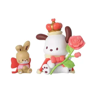 Miniso For Sanrio The Flower And The Teenager Series Pachacco Cute Kawaii Blind Box Christmas Gift