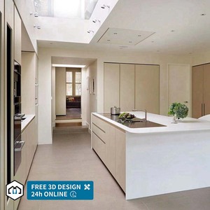 Ensemble d'armoires de cuisine modulaires en <span class=keywords><strong>stratifié</strong></span> au design moderne personnalisé George Group avec meubles de rangement en bois de qualité E0/E1 - Product Image 4