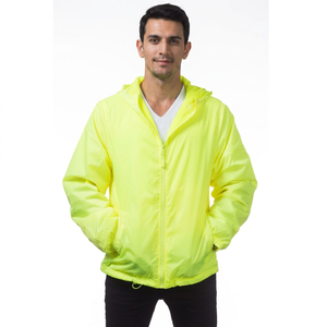 <b>Light</b> Green Color Men Windbreaker <b>Jacket</b> New Best Lightweight Outdoor Windproof Waterproof Windbreaker <b>Jacket</b> - Product Image 1