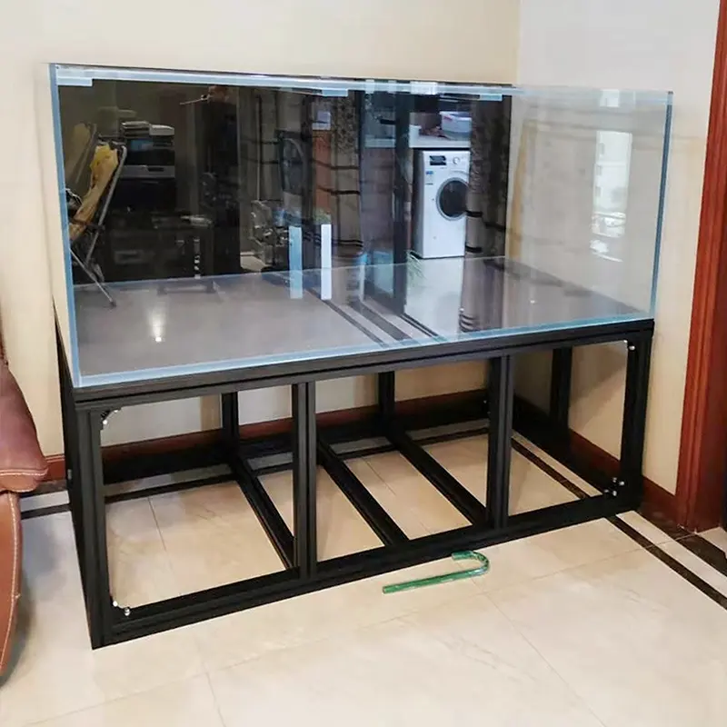 2024 High Quality Aluminum Frame Fish Tank Table Aquarium Fish Tanks For Living Room