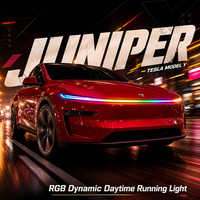 Nouveauté 2025 2026 Modèle Y Juniper YL Feux de jour LED RGB Clignotants dynamiques séquentiels DRL Accessoires automobiles