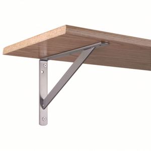 Iron Right Custom Furniture Rectangle Outboard Supports Shelving 90 Degree L Shaped Angle Metal Wall Mounted Drawer <b>Shelf</b> - Product Image 2