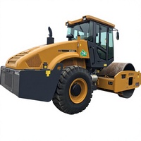 Compacteur routier à tambour unique de haute qualité 20 tonnes XS203J avec moteur et pompe, cabine confortable et amortissement des vibrations