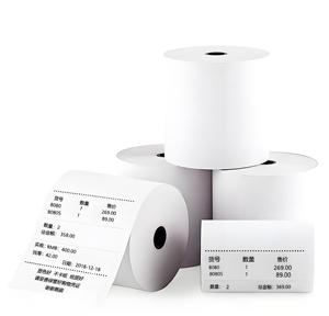 Alta qualità personalizzata 80x80mm POS ATM ricevuta termica rotolo di carta 50g registratore di cassa fatturazione ad alta visibilità Thermique Papier