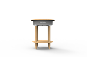 Haut-parleur Bluetooth Double couche, meuble de Table d'appoint, Table basse <span class=keywords><strong>ronde</strong></span>, haut-parleur Bluetooth - Product Image 2