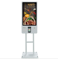 Terminal de Pedidos con Pantalla Táctil Digital Interactiva de 21.5 Pulgadas con SDK para Kiosco de Autoservicio de Comida Rápida (Android RK3288)