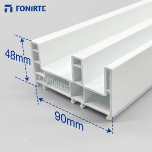 Chinese manufacturer FONIRTE brand hot sale extrusion customized sliding windows interior doors pvc wall panel upvc profiles