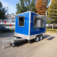Nouvelle conception de cuisine mobile rose, camion de café mobile, bar à bière, chariot à glaces, chariot à hot-dogs, remorque alimentaire mobile pour la Turquie
