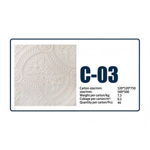 Carreaux <span class=keywords><strong>de</strong></span> faux plafond modernes 3D-Panneaux design en mousse imperméables 2x2 - Product Image 3