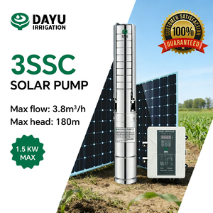 Pompa Solare per Irrigazione Agricola, Pompa per Pozzi Profondi con Girante in Acciaio Inox 3SSC Resistente alla Corrosione, Pompa DC - Product Image 3