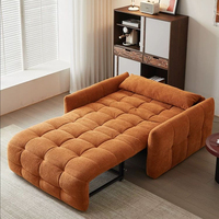 Das Moderne Elektrische Schaffell-Doppelsofa mit Ausziehfunktion Eignet Sich für Kleine Wohnzimmer