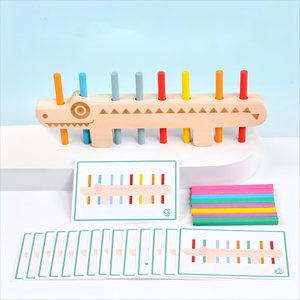 Chaude 3D En Bois Amusant Poisson Os Tri Cultiver La Concentration Montessori Jouets D'apprentissage Éducatifs Précoces Pour Enfants Garçons Filles - Product Image 2