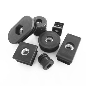 Plastic plug Tube Inserts Black Chair Pipe Tubing End tube plug Cover Insert,tube inserts plug