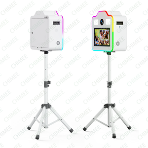 Taşınabilir Dslr Tripod Selfie fotoğraf kabini 15.6 "dokunmatik ekran DSLR PhotoBooth makinesi dolgu ışığı ve kiralama için uçuş durumda - Product Image 3