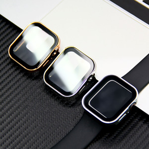 Vetro impermeabile + cover rigida per IWatch 7 <span class=keywords><strong>6</strong></span> 5 4 SE Protezione schermo per <span class=keywords><strong>Apple</strong></span> <span class=keywords><strong>Watch</strong></span> 45mm 44mm 40mm 41mm - Product Image 2