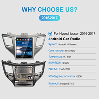 NaviHua GPS Navigation Voiture GPS Multimédia Lecteur DVD Android Autoradio pour Hyundai Tucson Santa Fe 2015 2016 2017 2018