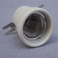 Soket Pemegang Bohlam Lampu Keramik E27, Pemegang Lampu Porselen