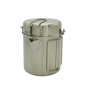 Casserole de camping et de randonnée personnalisable avec couvercle multifonction et poêle à frire intégrée - Product Image 3