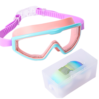Lunettes de natation pour enfants HD transparentes, étanches et anti-buée