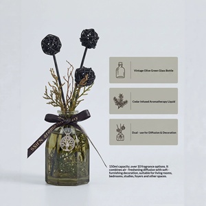Diffuseur de parfum d'ambiance en roseau, ornement décoratif, coffret cadeau, huile essentielle, parfum d'intérieur, purificateur d'air pour chambre, longue durée, parfum d'ambiance pour la maison - Product Image 4