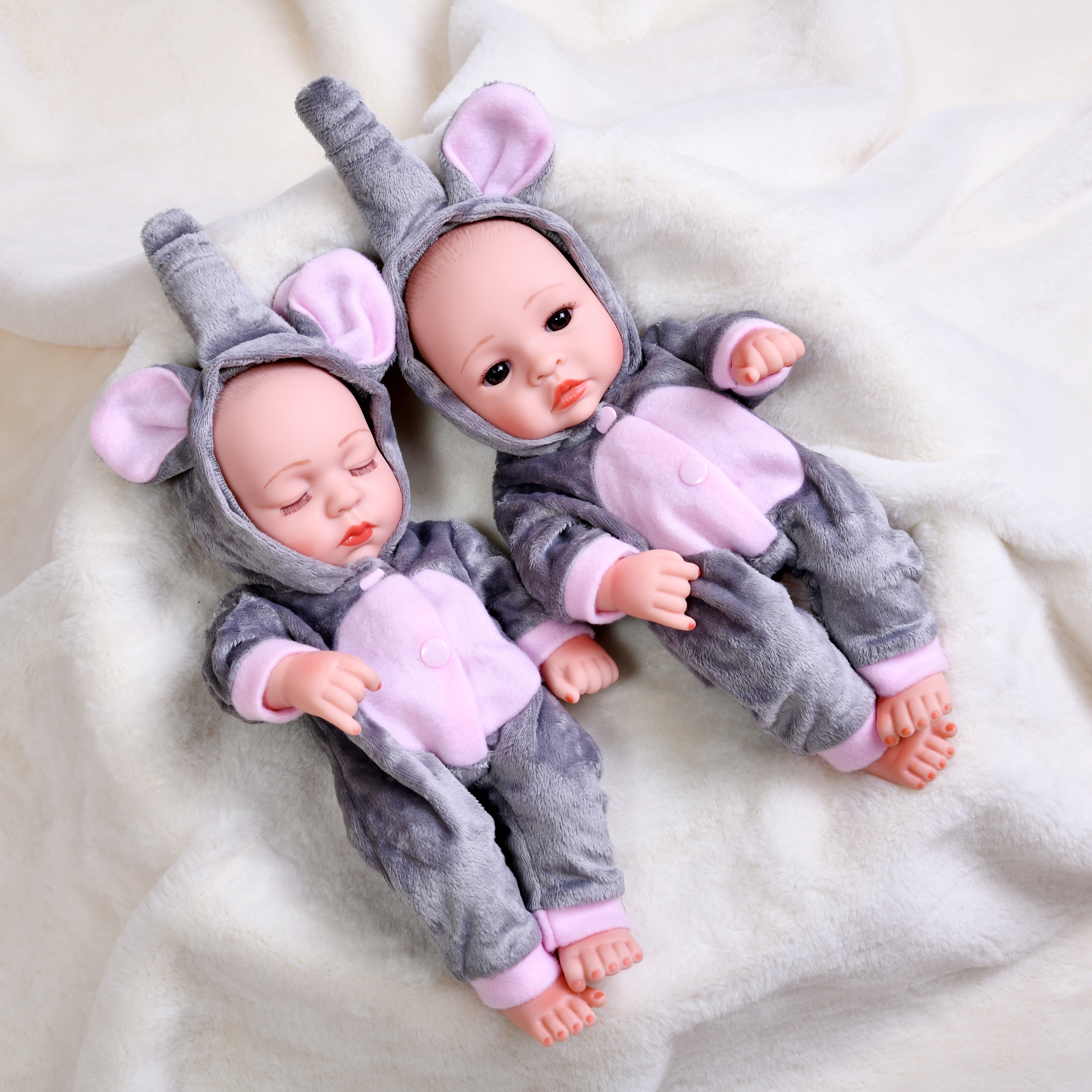 Muñeca Newborn de 14 Pulgadas Muñecos de Silicona Realistas Muñeca Newborn de 14 Pulgadas Muñecos de Silicona Realistas