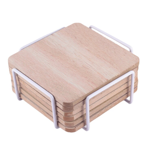 Posavasos de madera redondos para cocina de restaurante, posavasos personalizados de nogal para bebidas, almohadillas calientes, salvamanteles, posavasos redondos creativos - Product Image 6