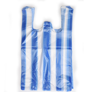 Wholesale Customized Household Thickened Portable T-shirt <strong>Plastic</strong> Shopping <strong>Bags</strong> - Product Image 1