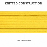 Bande élastique plate unie très extensible pour la couture de ceintures de vêtements, accessoires de confection et artisanat