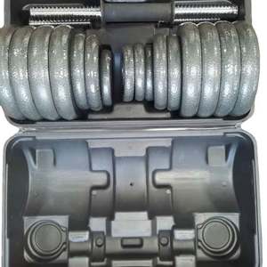 Juego de Mancuernas de Hierro Fundido de 50 kg de Alta Calidad y Económicas con Barra - Certificación CE para Ejercicios de Fitness Integrales - Product Image 4