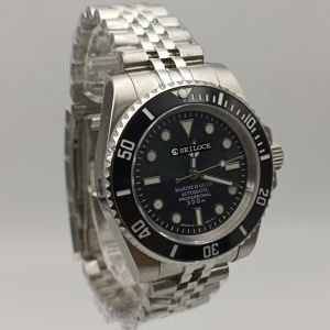 Montre automatique de luxe pour hommes, de haute qualité, avec mouvement NH35, en acier inoxydable, verre saphir, montre de plongée de luxe pour hommes - Product Image 6