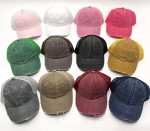 Gorra de Béisbol Personalizada al por Mayor, Color Sólido, Logotipo Personalizado, Estilo Vintage Lavado - Product Image 2