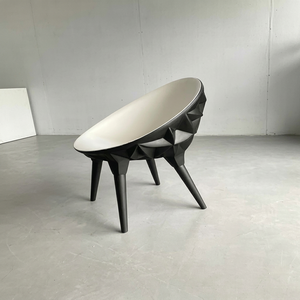 Modern Nordic Fiberglass Waiting <b>Chair</b> Oval Hemisphere Lounge Seat for Hotel Restaurant Bar <b>Reception</b> - Product Image 1