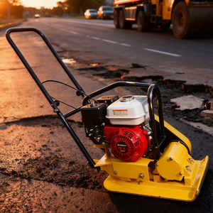 Dynomach lzp60 về phía trước rung tấm <span class=keywords><strong>compactor</strong></span> Honda động cơ 66kg hiệu quả cao cho trái đất & nhựa đường jobsite 5.5HP 10kn - Product Image 4