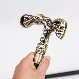 Bastón gótico con calavera, bastón vintage de caballero demonio, bastón desmontable para disfraz, bastón de utilería para disfraz. - Product Image 4