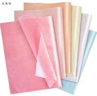 Papier d'emballage pour fleurs de style coréen, imperméable, enduit, aseptique, jetable, en rouleau, pour l'emballage de bouquets, fournitures pour fleuristes, vente en gros