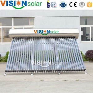 Calentador de Agua <span class=keywords><strong>Solar</strong></span> de Tubo de Vacío con Tubo de Calor de Acero Inoxidable, Calentador de Agua para Uso Doméstico, Hoteles y Exteriores, Instalación Independiente - Product Image 2