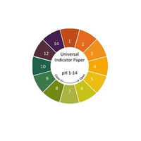 Bandes de mesure de Ph de 1 à 14 mètres, papier de Test médical, jetable, bon prix, en rouleau, pièces