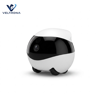 Robot Cámara Móvil WiFi Inalámbrica para Interiores, Cámara de Vigilancia con Control Remoto por Aplicación, Monitor Electrónico para Mascotas