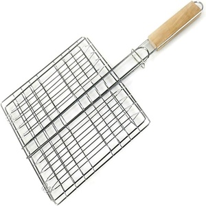 Parrilla de Carbón Plegable Resistente, Mini, con Rejilla de Hierro Electrochapada, Diseño Portátil para Acampar al Aire Libre y Uso en el Patio Trasero - Product Image 1