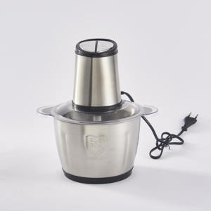 家庭用ステンレス製小型ミニフードプロセッサーチョッパー2l3lキッチンミンサー電気肉挽き器 - Product Image 3