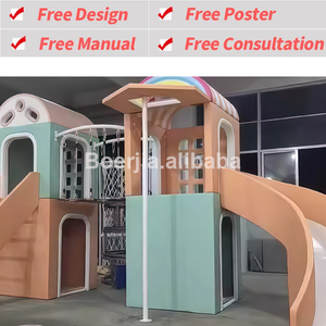 Équipement de terrain de jeu intérieur commercial sécurisé et souple pour enfants, avec grande fosse à balles et thème d'aventure, idéal pour les centres commerciaux - Product Image 2