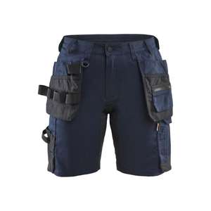 BLAKLADER - 713318328600C46 Short Craftsman pour femme stretch Bleu marine foncé-PANTALON DE TRAVAIL EAN 7330509925836 SHORTS DE TRAVAIL - Product Image 3